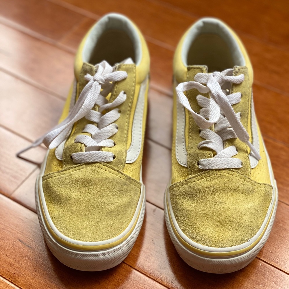 VANS youth yellow vans